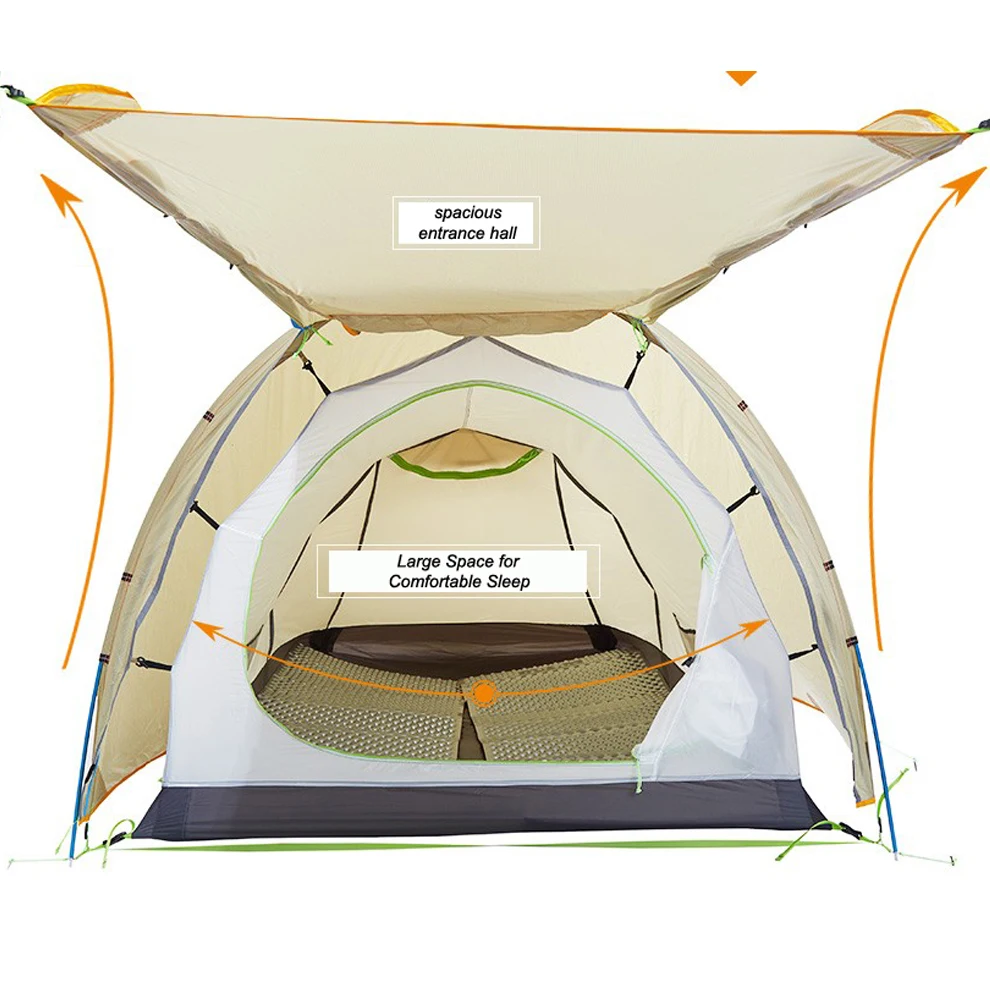 Asta Gear-超軽量ナイロン屋外キャンプテント、ウインド