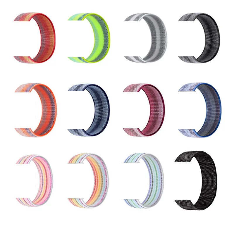 Ремешок для Apple Watch band 5 44мм 40мм iwatch 4 3 2 ремешок 42мм 38мм Спортивная петля Радуга