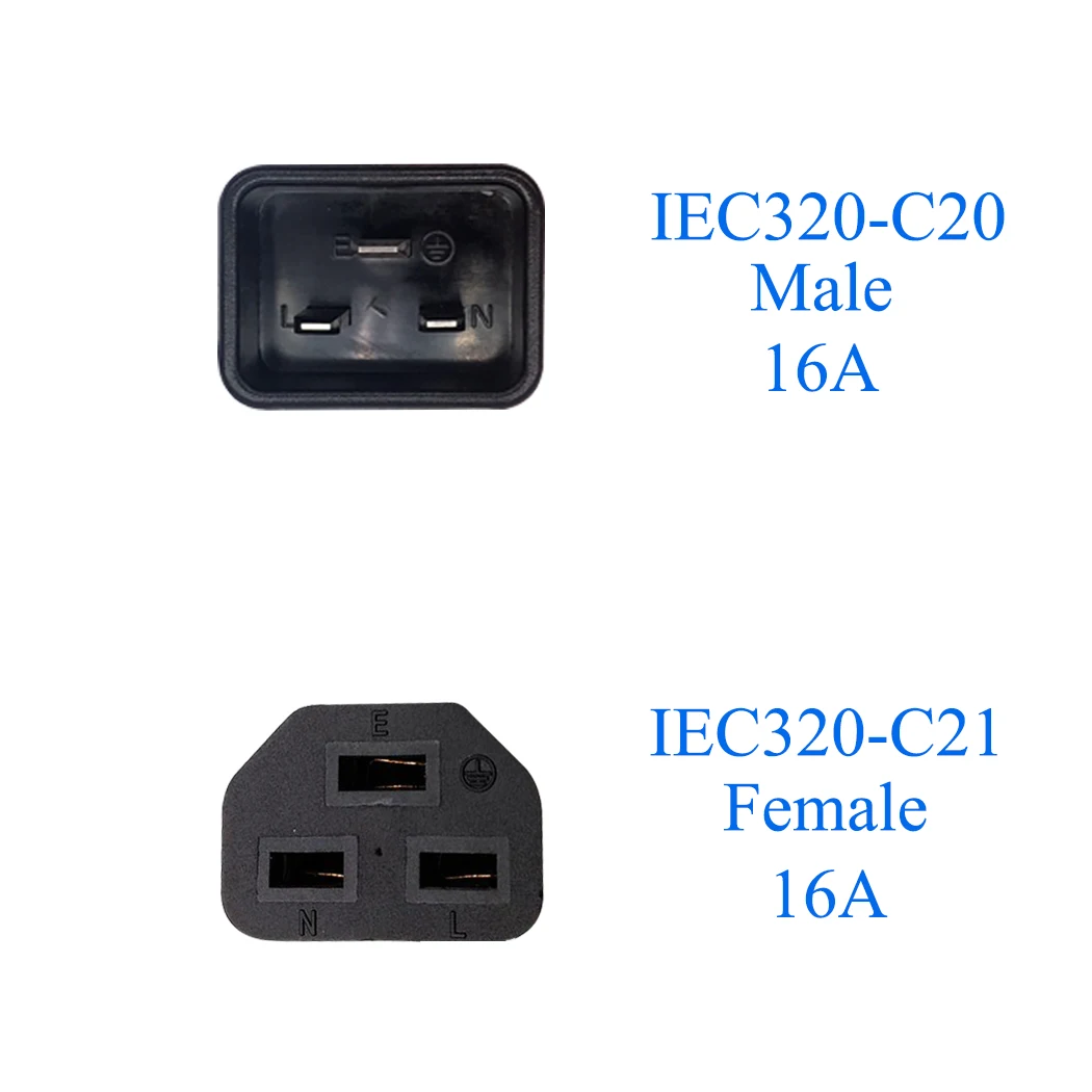 Адаптер переменного тока jorinto IEC 320 C20 в C21 преобразователь 20A 10A 16A разъем питания