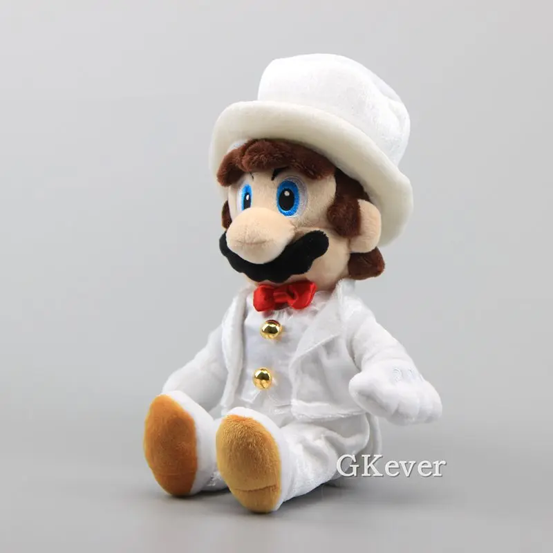 Bridegroom 23cm 4 стиля 20-30 см серия Марио плюшевые куклы игрушки милый Жених Марио каппи Марио мягкие игрушки Детский подарок на день рождения - Цвет: Bridegroom 23cm