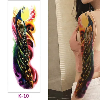 

Full Arm Temporary Tattoo Sticker Waterproof Fake Sleeve Flash Tattoo Men Woman
