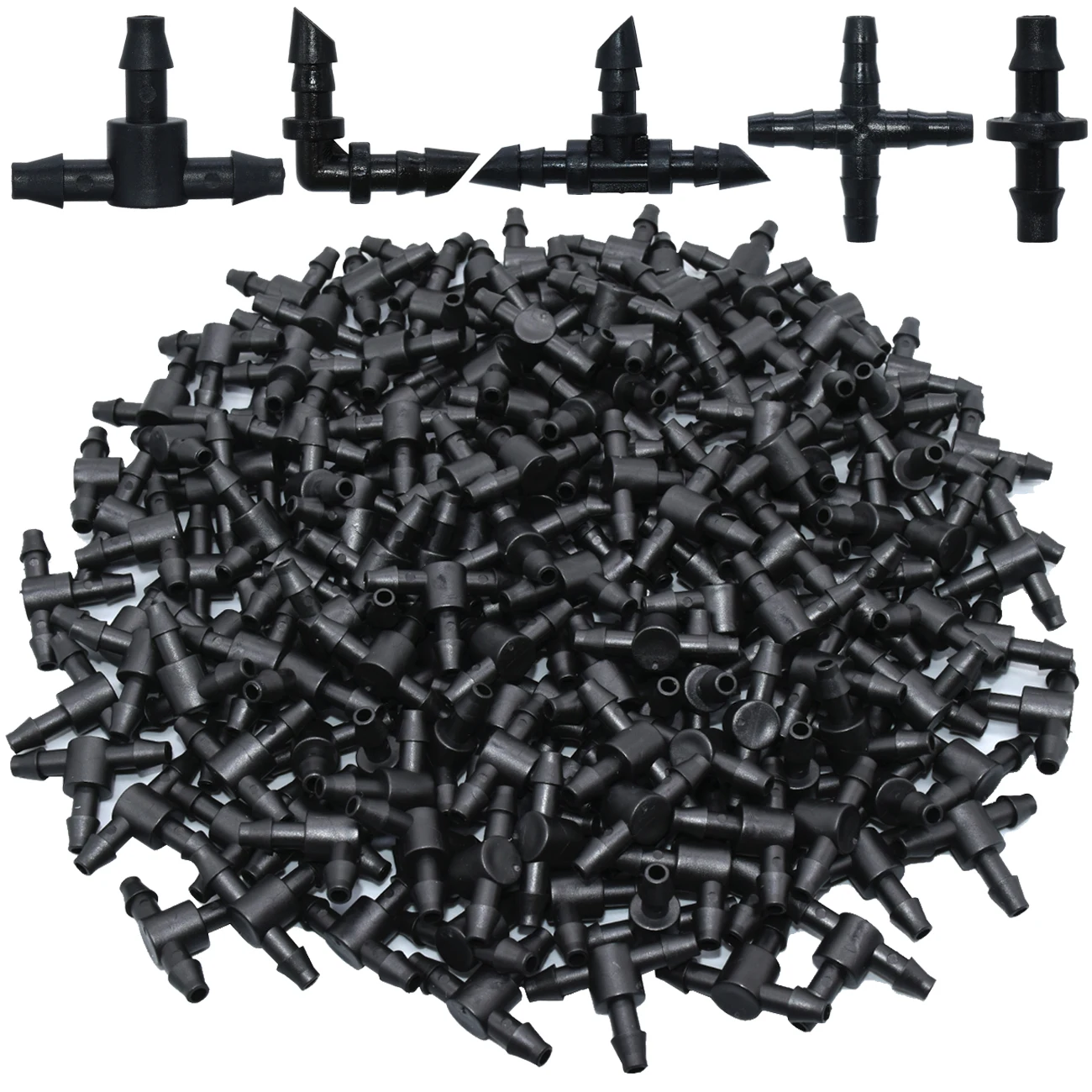 4/7mm Schlauch Tropf Wasser T Stecker Kunststoff Stacheldraht 1/4 "Rohr Schläuche Bewässerung Kupplung Joint Garten Micro tropf Bewässerung Werkzeug