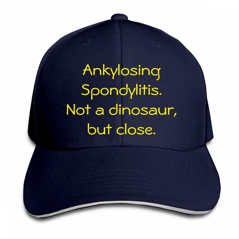 Бейсбольная кепка ankylossing spondylitis not a dinosaur для мужчин и женщин, кепки для водителя грузовика, модная Регулируемая Кепка - Цвет: 2-Navy