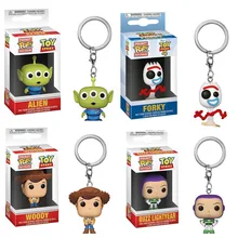 Funko POP Карманный брелок игрушка история фигурка Вуди инопланетянин Базз Лайтер форки собака Спиралька игрушки