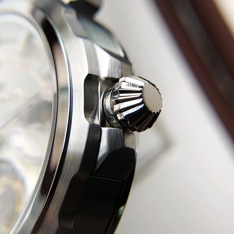 Многофункциональный настоящий коаксиальный Tourbillon Мужские часы сапфировый