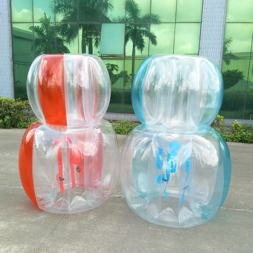 Inflatable Bubble Bumper Ball Outdoor Fitness Game Bubbles Zorb Ball Inflated Zorb Body Toy 90cm Air Pump for Free inflatable water ball