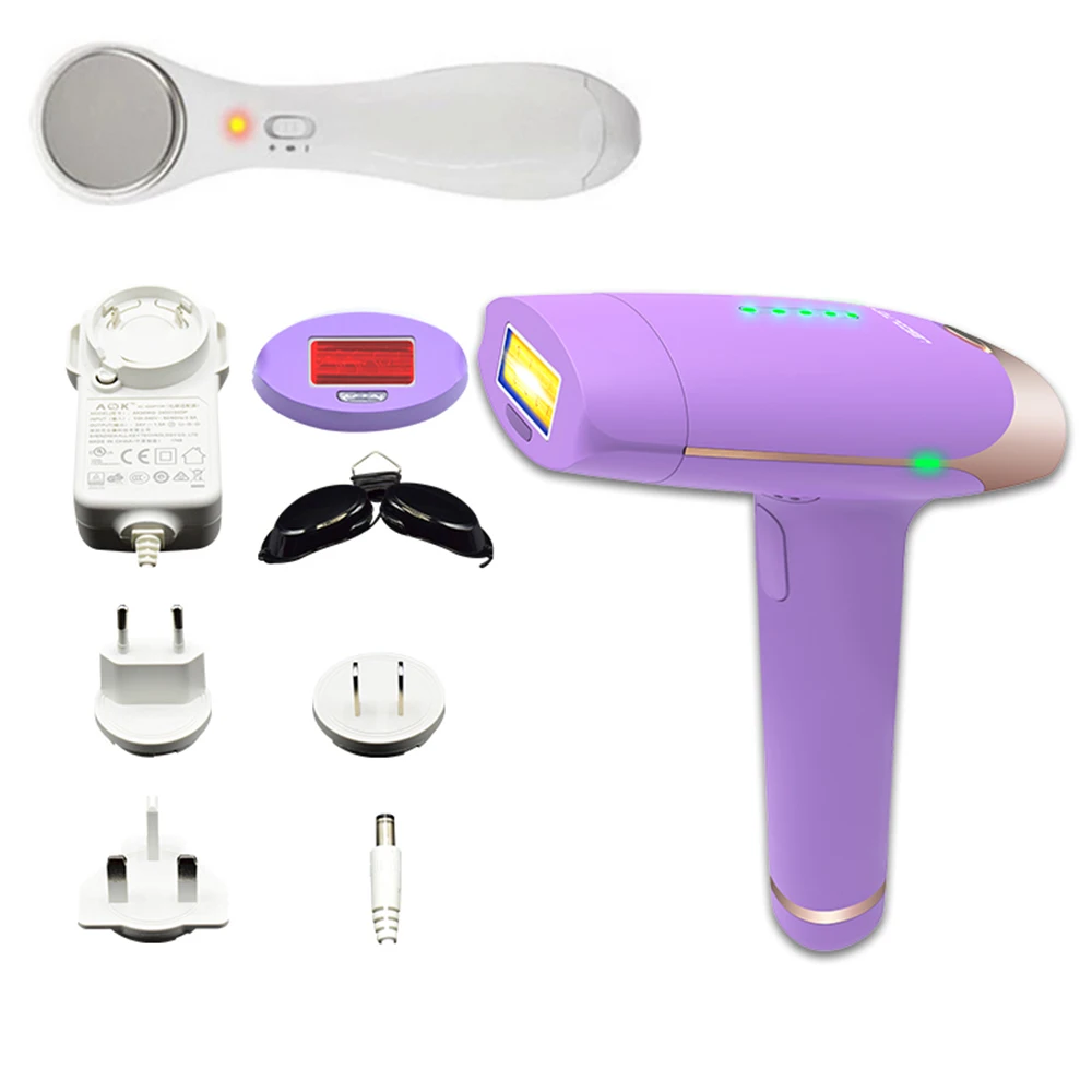 

Laser Hair Removal Machine With Portable Beauty Instrument Set Painless Laser Epilator Anti-Ageing Facial Skin Appliance Kit