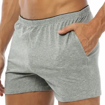 

Fashion Breathable Casual Men Shorts Cotton Gym Sports Running Sleep Short Pants