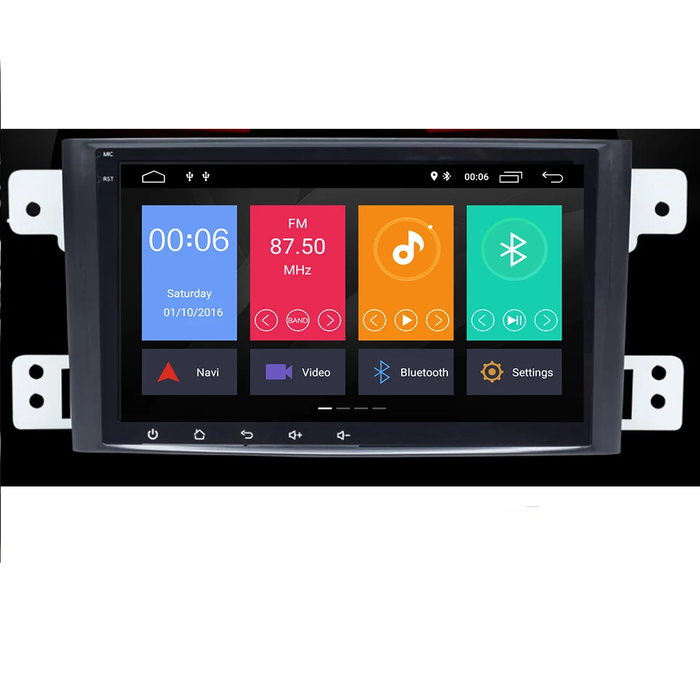 

2 Din Android 9.0 Car DVD Player For Grand Vitara 2005 2006 2007 2008 2009 2010 2011 2012 -19 Radio Audio GPS Navigation Stereo