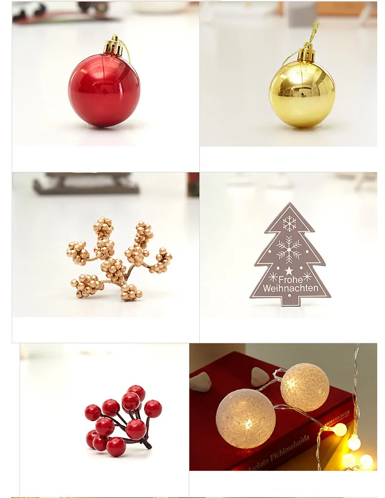 High Quality Christmas Tree Package 50cm Desktop Small Mini Decorative Christmas Tree Decoration Gift Box Christmas Decorations QW109 (4)