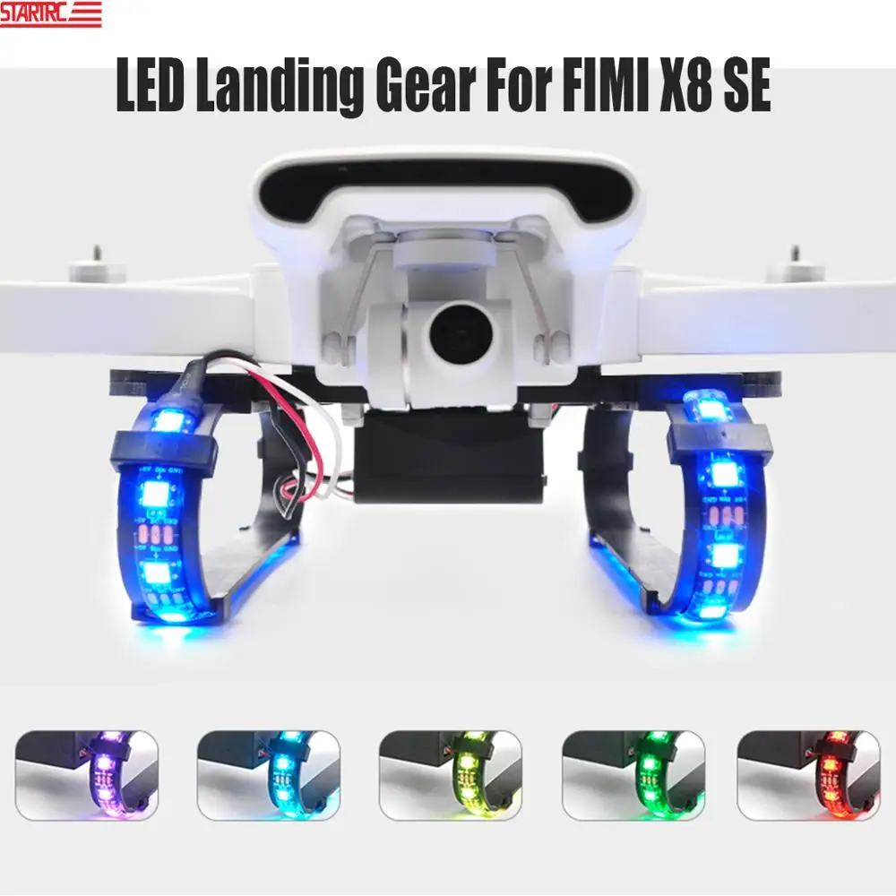 

STARTRC FIMI X8SE LED Landing Gear Landing Bracket Night flying Change Color For XIAO MI FIMI X8 SE Accessories