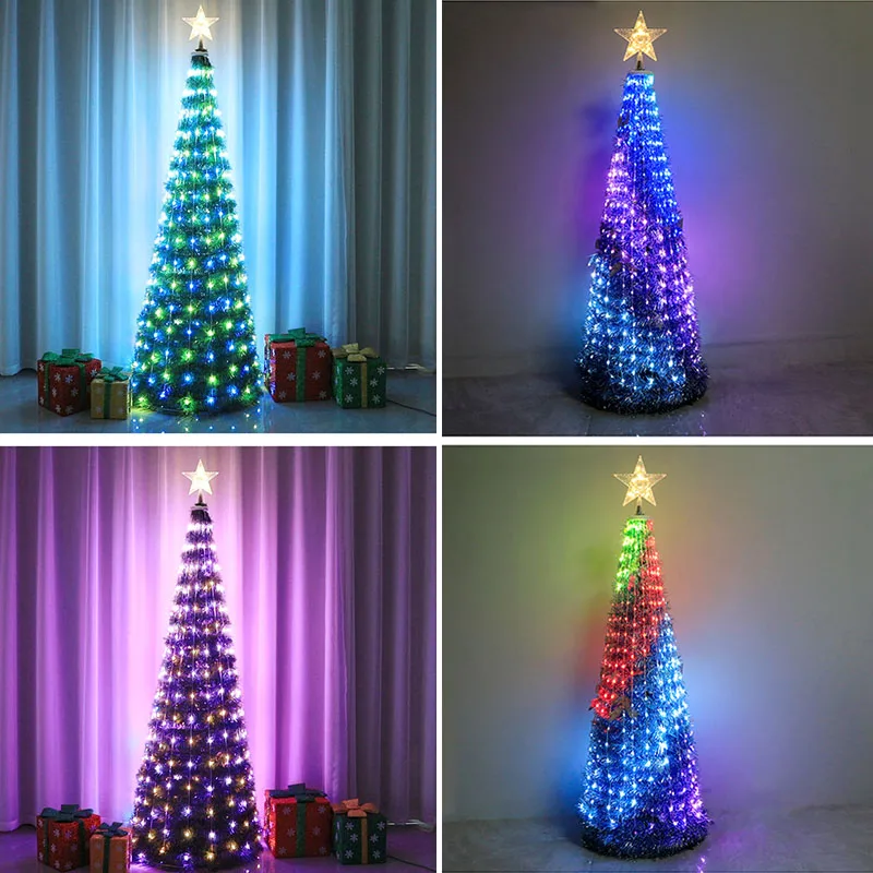 

10M 100LEDs Outdoor Xmas Christmas Fairy Light Chase LED Copper Wire String Lights Garland For Christmas Tree Star Party Decor