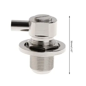 

SO239 UHF Female Right Angle RF Connector For RG58 RG142 LMR195 Coaxial Cable