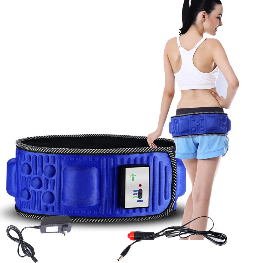 Пояс для похудения X5 Times Электрический Вибрационный фитнес массажер машина для похудения Сжигание жира стимулятор мышц живота для бедер