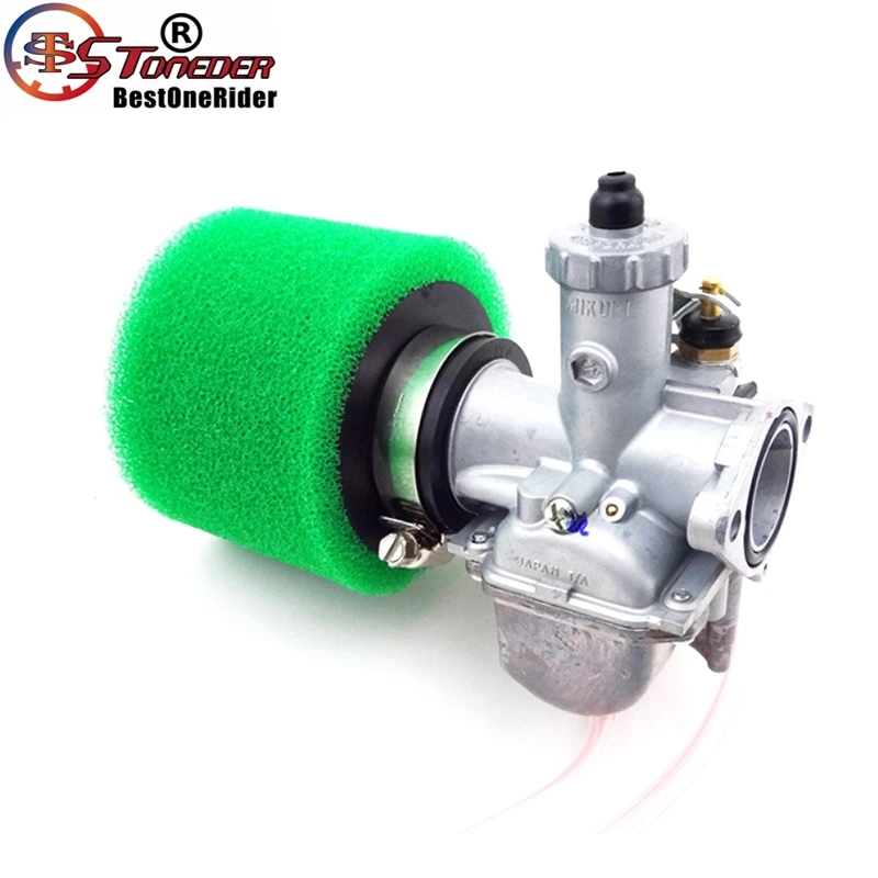 STONEDER VM22 Carb 26 мм Mikuni Карбюратор 38 мм воздушный фильтр для 110cc 125cc 140cc двигателя Lifan XR50 CRF50 SSR Thumpstar питбайк