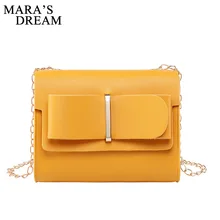 Mara's Dream, новинка, одноцветная маленькая сумка, простая женская сумка, на плечо, повседневная, маленькая, на цепочке, маленькая, квадратная сумка