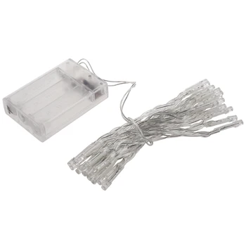 

White 30 LED String Lights Battery Operated XMAS Christmas Wedding Outdoor Party