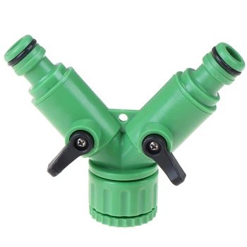 

New 4/6" 3 Way Garden Tap Hose Adapter Connector Adaptor Hose Pipe Splitter Y Type