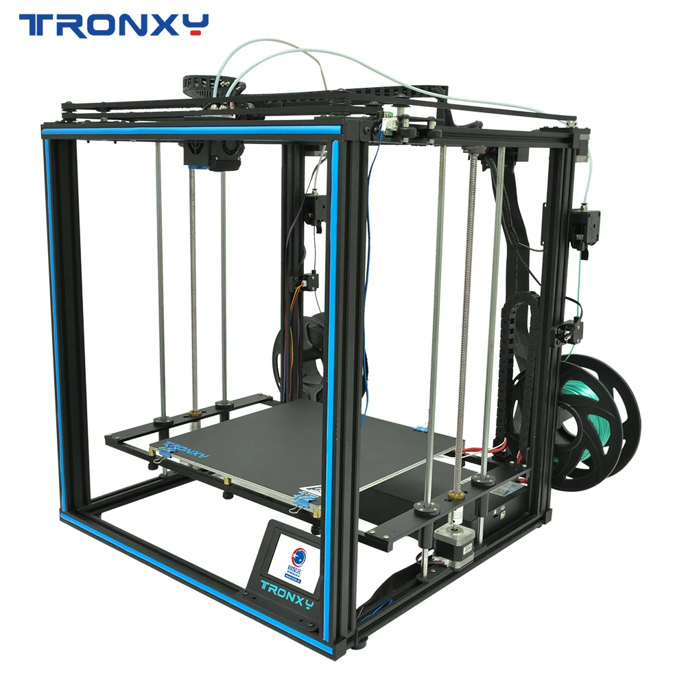 Новинка 3D принтер Tronxy X5SA 500 2E/X5SA 400 2E больше 2 в 1 двухцветный экструдер Cyclops с одной