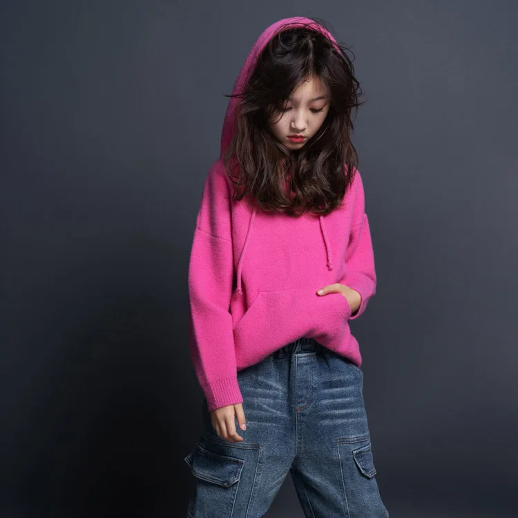 

Girls Crystal Mink Cashmere Sweater 2019 Autumn And Winter Hot Selling Sweater Short in Size Not Retreated 1903