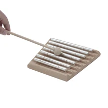 Детский ударный инструмент игрушка 7 тон настольный колокольчик с молотком для детей дошкольного возраста образовательный музыкальный ударный инструмент