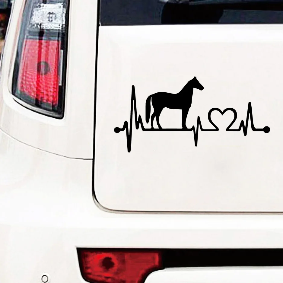 Funny Horse Car Stickers and Decals for Vehicles - Animals Vinyl Car Window Body Accessories - Decoration and Wrapping image 5
