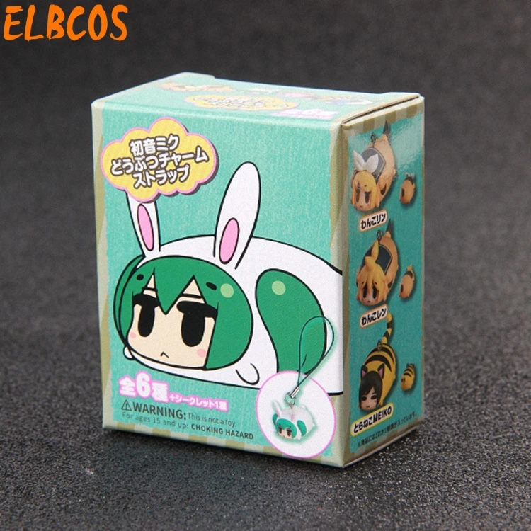 ELBCOS VOCALOID Miku Luka Rin Len Gakupo 2,5 см/" Qver подвижная фигурка-модель игрушки 6 шт./компл