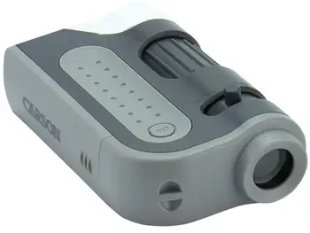 

Case Compatible 60x-120x Power LED Lighted Pocket Microscope