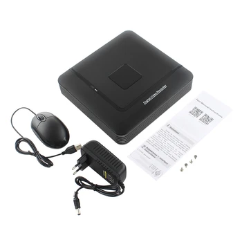 

4 Channel AHD DVR Surveillance Security CCTV Recorder DVR 4CH 720P Hybrid DVR for Analog AHD IP EU Plug