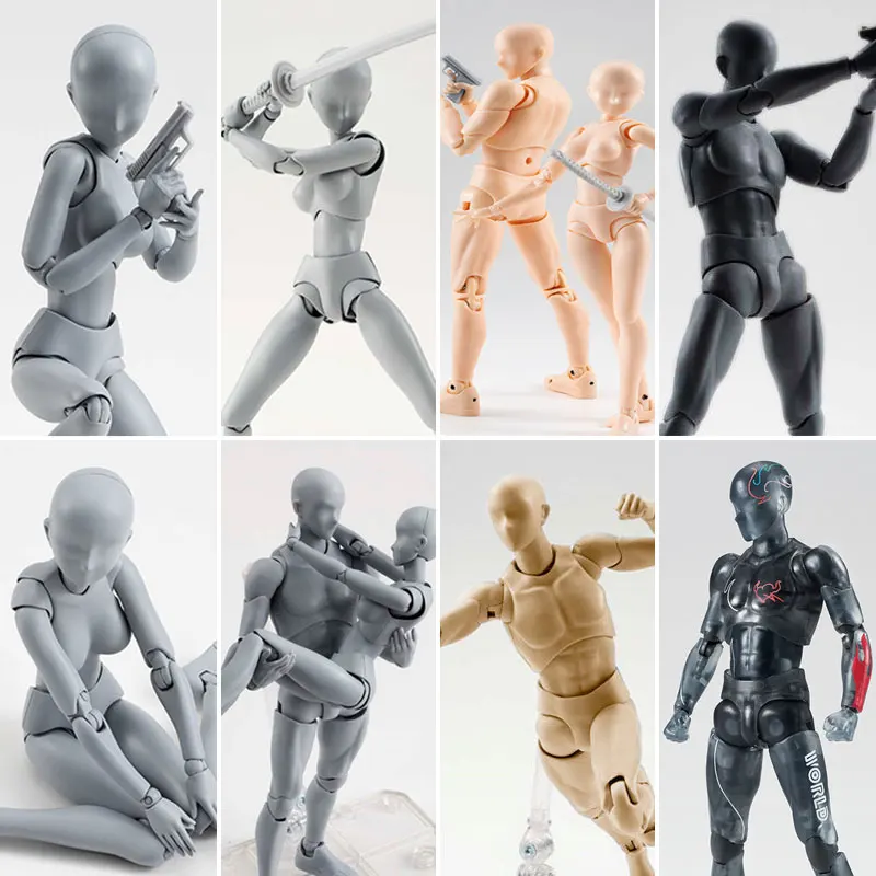 Аниме архетип он она ферритовый Figma подвижные тела Feminino Кун Чан ПВХ фигурку