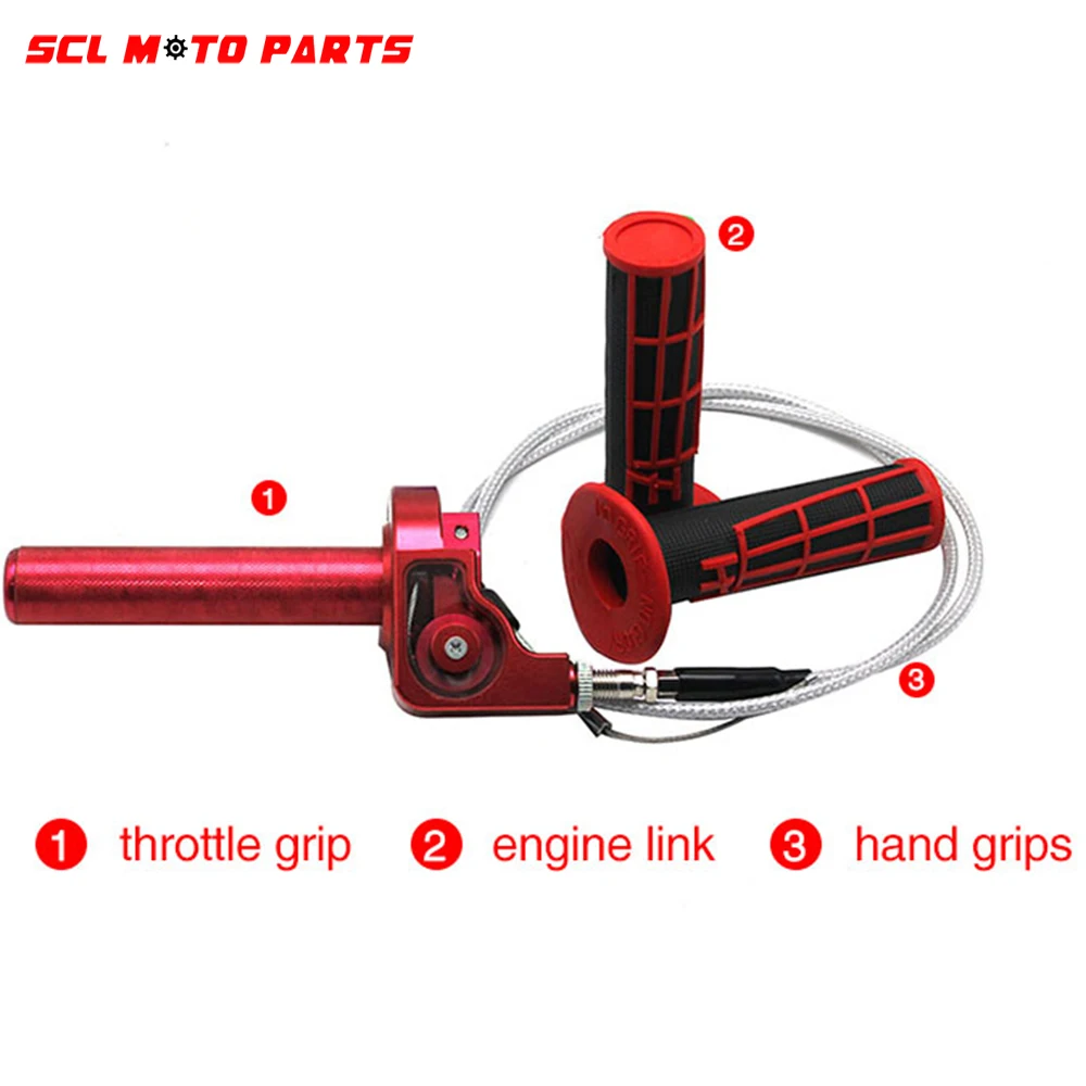 Alconstarmotorcycle Throttle Grip Quick Twist Gas Settle 22mm With