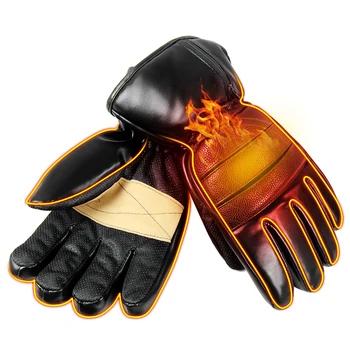 

1 Pair Winter Ski Gloves USB Hand Warmer Electric Thermal Heating Heated Gloves Battery Powered For Men Women Snowboard Gloves
