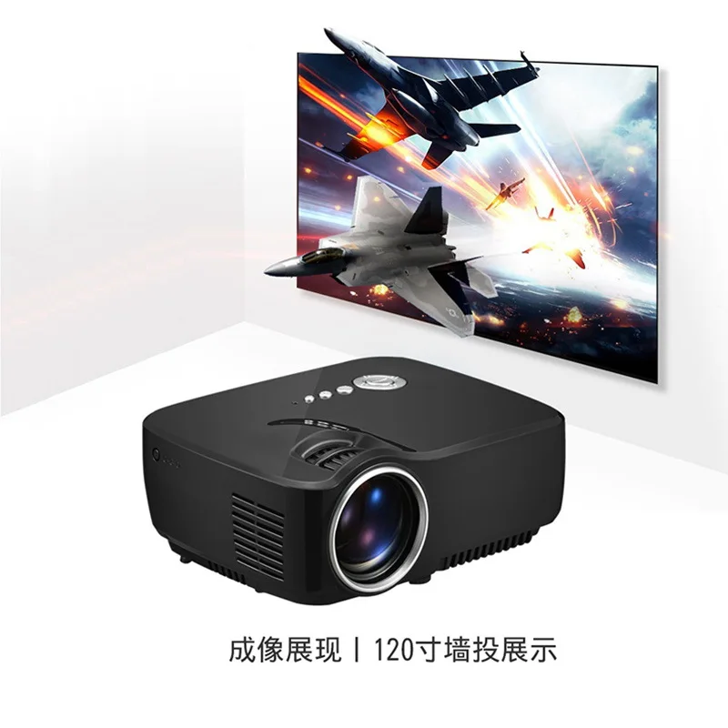

Projector Hot Sales Gp70 Household Mini Micro Projector LED Support 1080P High-definition Projection Agent