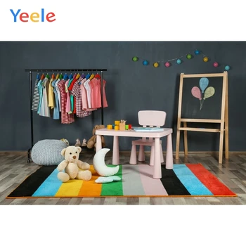 

Home Room Interior Toy Doll Clothes Table Floor Baby Backdrop Photography Background For Photo Shoot Vinyl Photophone Photozone