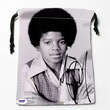 Пользовательские печати Майкл Джексон сумки для покупок на шнурках дорожный мешочек для хранения плавать Туризм игрушка сумка унисекс мульти Size18-12-05-36
