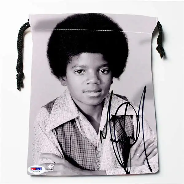 

Custom Printing michael jackson Drawstring Shopping Bags Travel Storage Pouch Swim Hiking Toy Bag Unisex Multi Size18-12-05-36