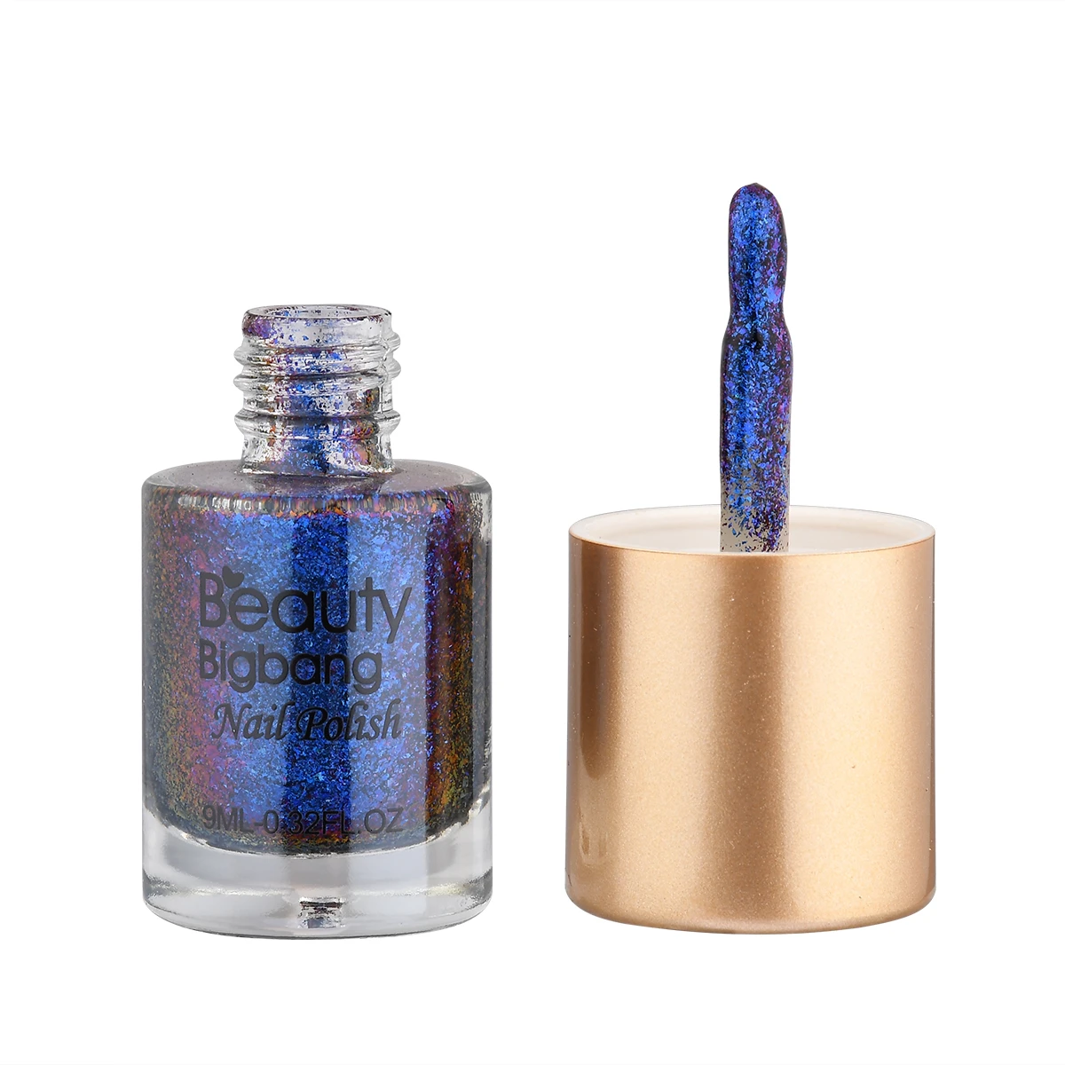 BeautyBigBang Набор лаков для ногтей 3 шт. блестящие голографические блестки верхнее пальто Хамелеон синий зеленый лак для ногтей художественный лак набор 9 мл