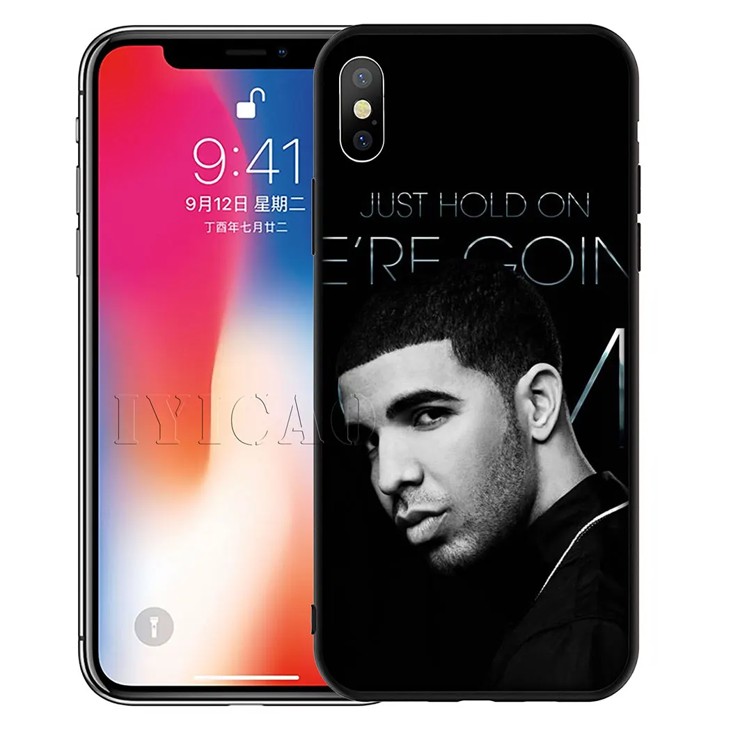 7 Мягкий силиконовый чехол IYICAO Rapper Drake для iPhone 11 Pro Max XR X XS Max 6 6S 7 8 Plus 5 5S SE - Цвет: 7
