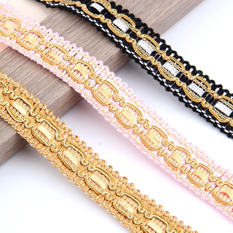 12Yards/lot Lace Ribbon Curtain Lamp Sofa Pillow Decoration Edge Braid Trim Fringe DIY Accessories For Sewing | Дом и сад