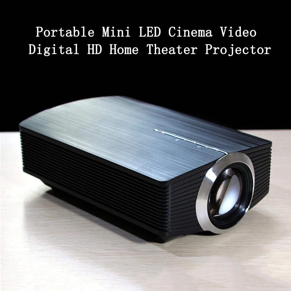 

YG500 Upgrade Mini Projector 1080P 1800Lumen Portable LCD LED Projector Home Cinema USB HDMI 3D Beamer Bass Speaker