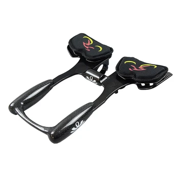 

Wacako TT Bicycle Rest Handlebar Bike Racing Aero Bar Carbon Fiber Bicycle Aerobar Road Triathlon Arm Rest Handlebars