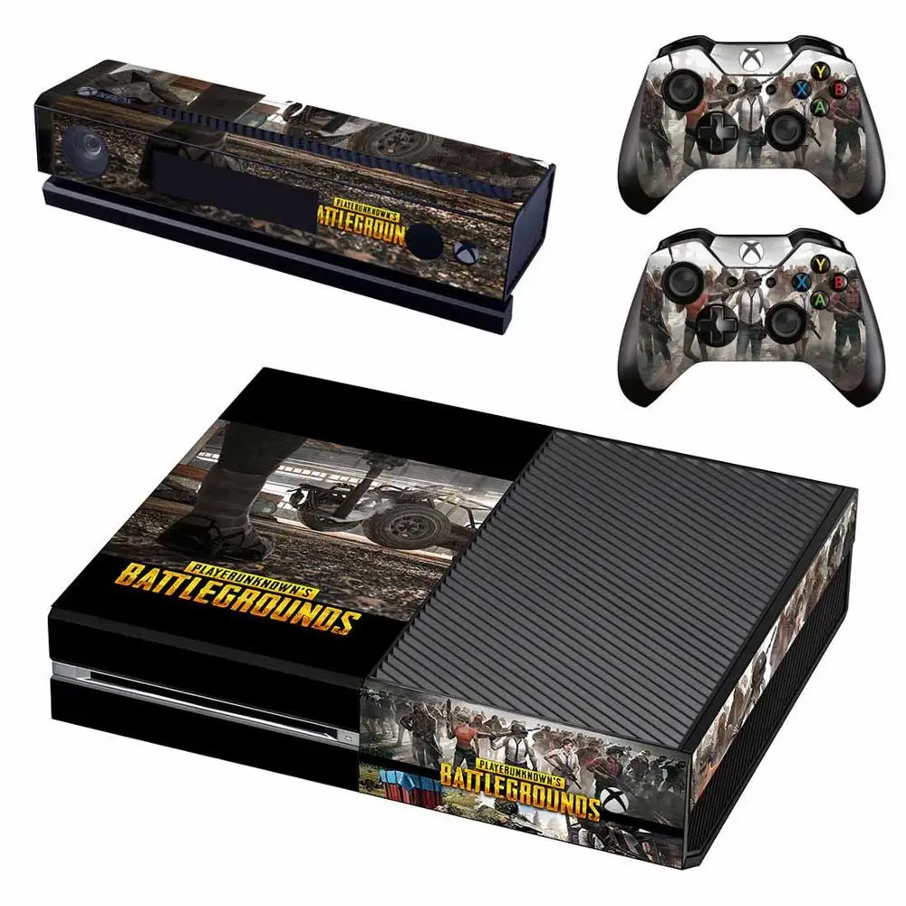 Защитная Наклейка для игры PUBG с полным покрытием для консоли Xbox One и Kinect и 2 контроллеров для Xbox One