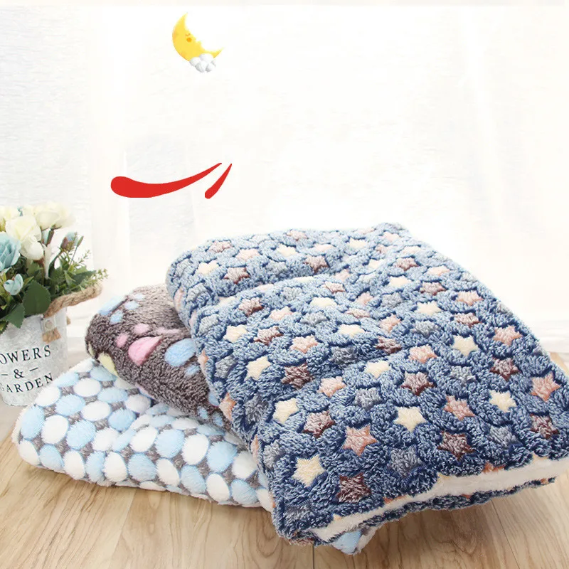 Get This Bed-Mat Cushion Pet-Blanket Home-Rug Fleece-Pad Sleeping-Cover Cat Sofa Puppy Dog Soft-Flannel NRwoepBAEOZ