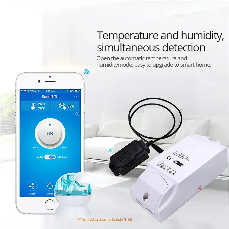 

New Sonoff Sensor Si7021 Temperature Humidity Sensor Probe High Accuracy Monitor Module for Sonoff TH10 and Sonoff TH16
