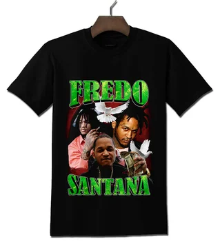 

Fredo Santana Reprint Short Sleeve Cotton Black Men T Shirt L452
