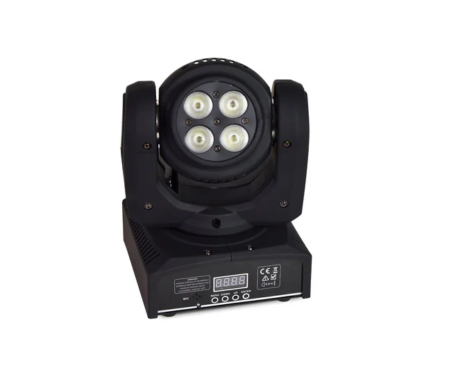 E-4pcs+ fly csae(мыть-мыть) Двухсторонняя 8x10 Вт RGBW quad Мини led движущаяся головка Pro ступенчатое устройство