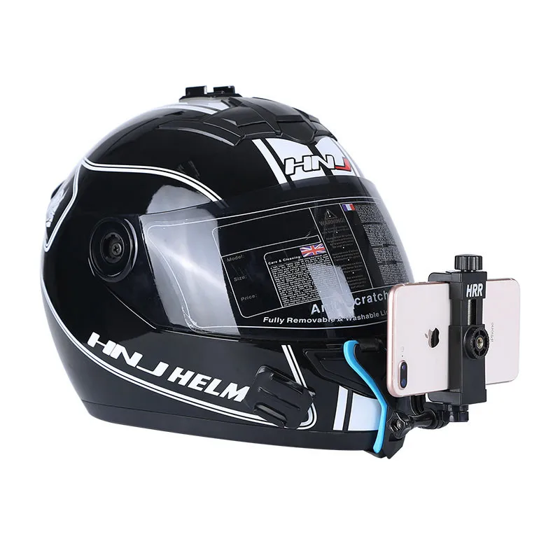 

Full Face Motorcycle Helmet Chin Mount with Phone Holder Bracket for iPhone Huawei xiaomi Gopro7 Yi 4K Action Camera Accessories