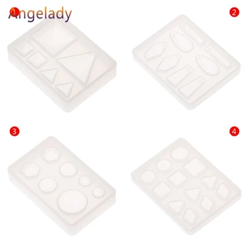

Silicone Mold DIY Geometric Triangle Mirror Craft Jewelry Making Decorative Cake JUL3