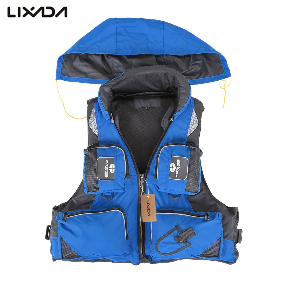 

Fly Fishing Vest Polyester Outdoor Swimming Life Vest Backpack for carp Pesca Survival Safety Jacket fishing clothes