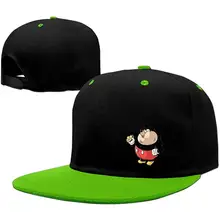 Бейсбольная кепка с плоским козырьком в стиле аниме, крутая красная бейсболка